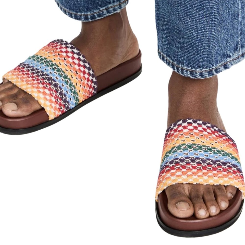 RAG AND BONE Bailey Slide Sandals Size 8 New With Tags - Picture 5 of 7